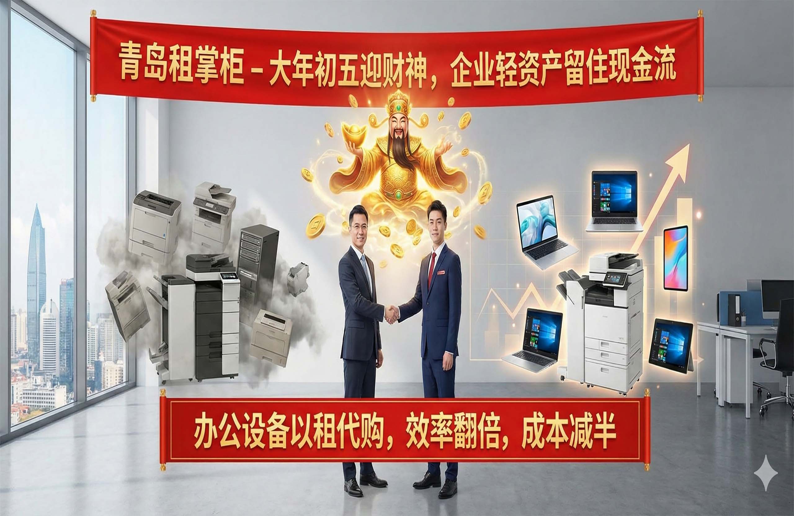 大年初五迎财神,青岛企业如何靠“轻资产”留住现金流?