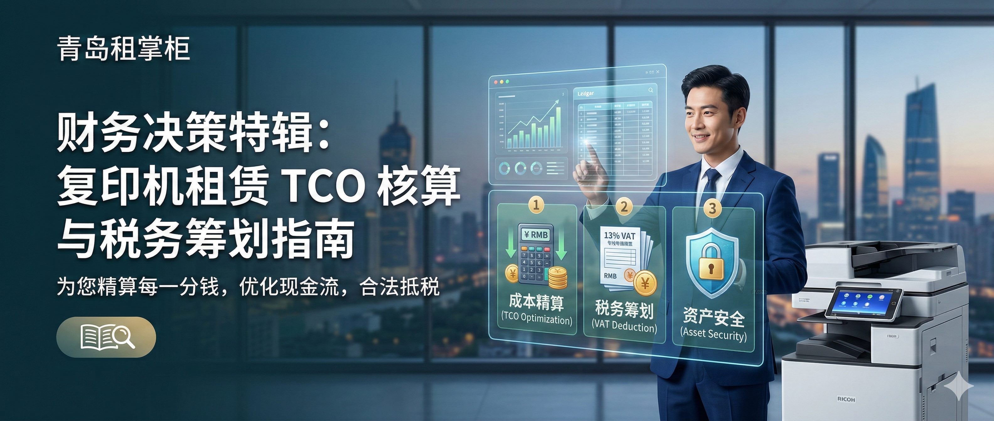 财务决策特辑：复印机租赁 TCO 核算与税务筹划指南